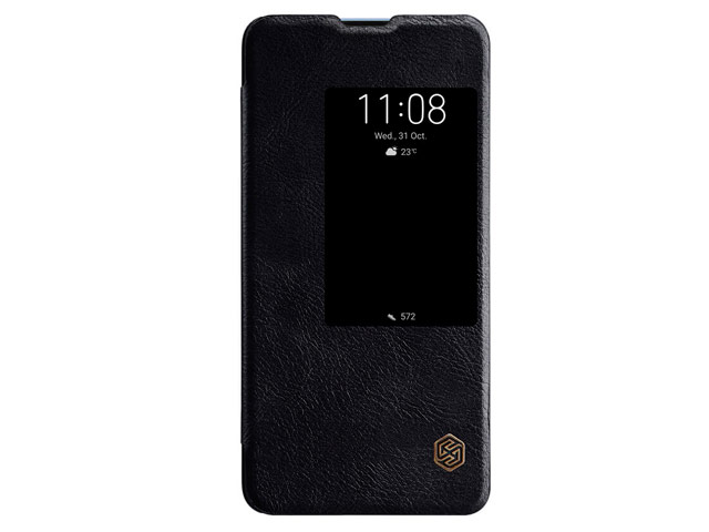Чехол Nillkin Qin leather case для Huawei Mate 20 (черный, кожаный)