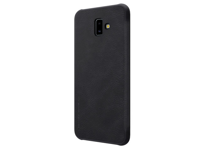 Чехол Nillkin Qin leather case для Samsung Galaxy J6 plus (черный, кожаный)