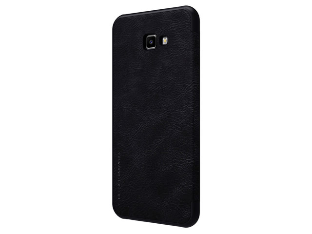 Чехол Nillkin Qin leather case для Samsung Galaxy J4 plus (черный, кожаный)