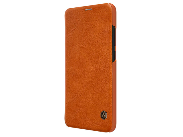 Чехол Nillkin Qin leather case для Xiaomi Redmi Note 6 (коричневый, кожаный)
