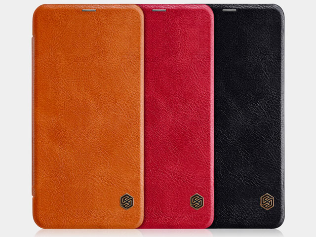 Чехол Nillkin Qin leather case для Xiaomi Redmi Note 6 (коричневый, кожаный)