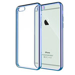 Чехол Yotrix GlitterSoft для Apple iPhone 6/6S (синий, гелевый)