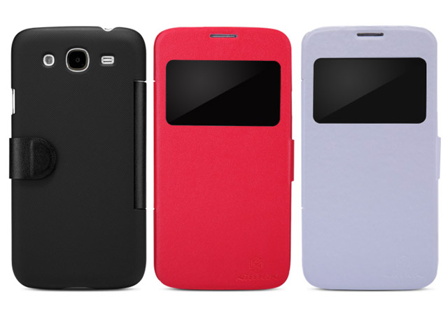 Чехол Nillkin V-series Leather case для Samsung Galaxy Mega 5.8 i9150 (черный, кожанный)