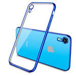 Чехол Yotrix GlitterSoft для Apple iPhone XR (синий, гелевый)