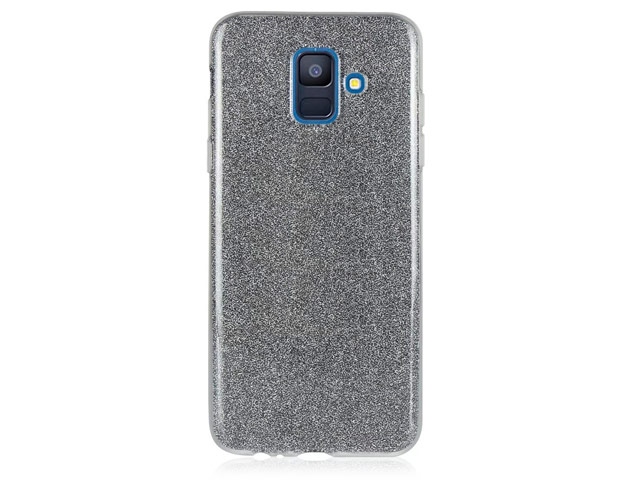 Чехол Yotrix BrightCase для Samsung Galaxy A8 plus 2018 (черный, гелевый)