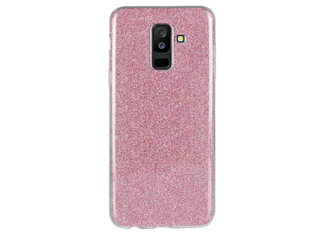 Чехол Yotrix BrightCase для Samsung Galaxy A6 plus 2018 (розовый, гелевый)