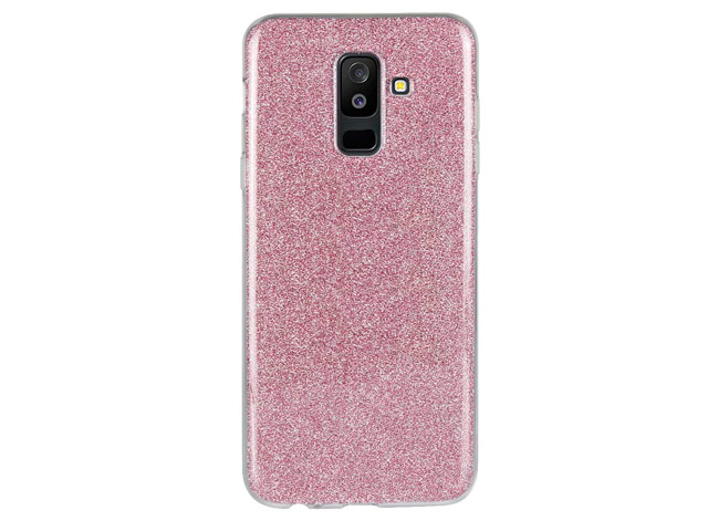 Чехол Yotrix BrightCase для Samsung Galaxy A6 plus 2018 (розовый, гелевый)
