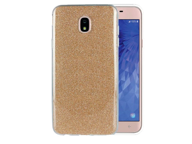 Чехол Yotrix BrightCase для Samsung Galaxy J4 (золотистый, гелевый)