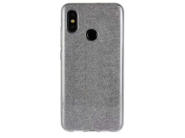 Чехол Yotrix BrightCase для Xiaomi Redmi 6 pro (черный, гелевый)