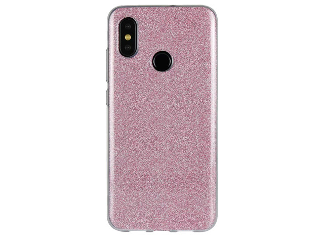 Чехол Yotrix BrightCase для Xiaomi Redmi 6 pro (розовый, гелевый)