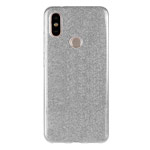 Чехол Yotrix BrightCase для Xiaomi Redmi S2 (серебристый, гелевый)