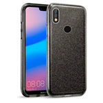 Чехол Yotrix BrightCase для Huawei P20 lite (черный, гелевый)