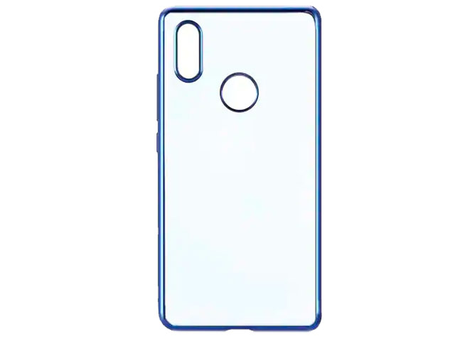 Чехол Yotrix GlitterSoft для Xiaomi Mi 8 SE (синий, гелевый)