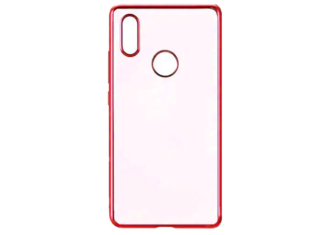 Чехол Yotrix GlitterSoft для Xiaomi Mi 8 SE (красный, гелевый)