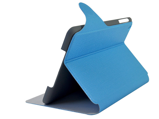 Чехол Discovery Buy Fence Style Case для Apple iPad mini (голубой, кожанный)