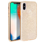 Чехол Yotrix BrightCase для Apple iPhone XS (золотистый, гелевый)