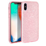 Чехол Yotrix BrightCase для Apple iPhone XS (розовый, гелевый)