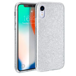 Чехол Yotrix BrightCase для Apple iPhone XR (серебристый, гелевый)