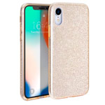 Чехол Yotrix BrightCase для Apple iPhone XR (золотистый, гелевый)