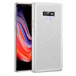 Чехол Yotrix BrightCase для Samsung Galaxy Note 9 (серебристый, гелевый)