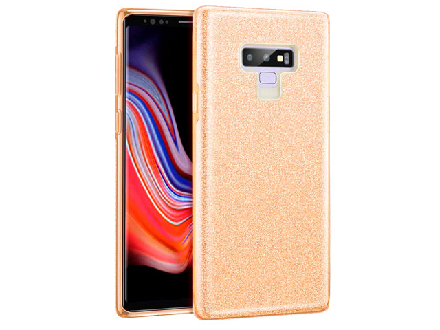 Чехол Yotrix BrightCase для Samsung Galaxy Note 9 (золотистый, гелевый)