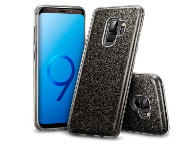 Чехол Yotrix BrightCase для Samsung Galaxy S9 (черный, гелевый)