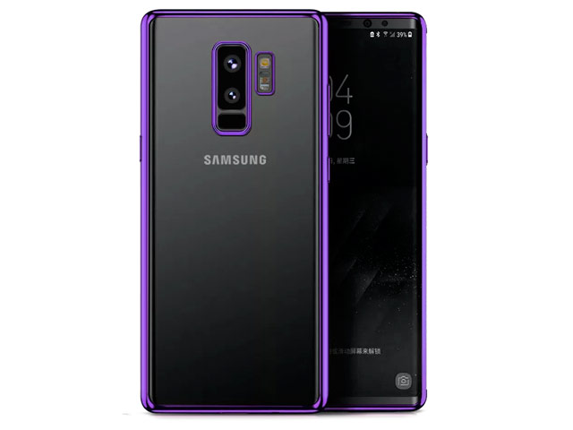 Чехол Yotrix GlitterSoft для Samsung Galaxy S9 plus (сиреневый, гелевый)