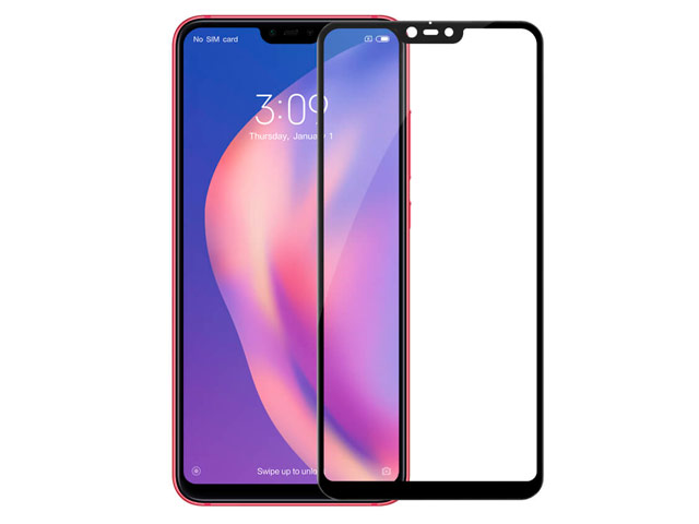 Защитное стекло Yotrix 3D Glass Protector для Xiaomi Mi 8 lite (черное)