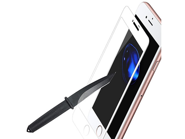 Защитное стекло Yotrix 3D Advance Glass Protector для Apple iPhone 8 (белое)