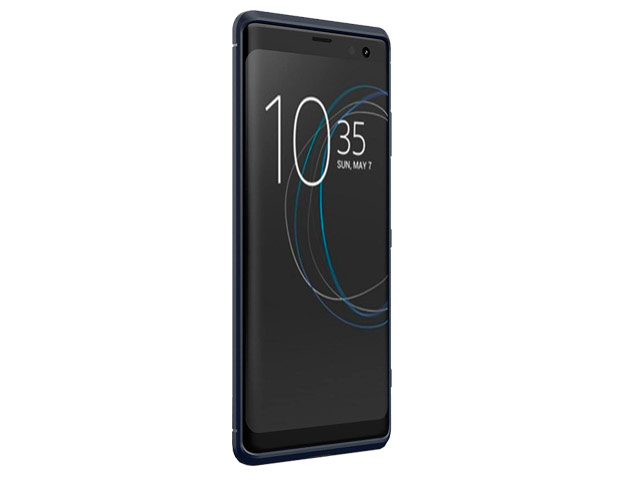 Чехол Yotrix Rugged Armor для Sony Xperia XZ3 (синий, гелевый)