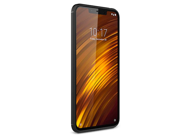 Чехол Yotrix Rugged Armor для Xiaomi Pocophone F1 (черный, гелевый)