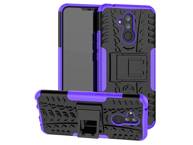 Чехол Yotrix Shockproof case для Huawei Mate 20 lite (фиолетовый, пластиковый)