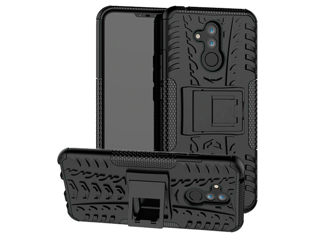 Чехол Yotrix Shockproof case для Huawei Mate 20 lite (черный, пластиковый)