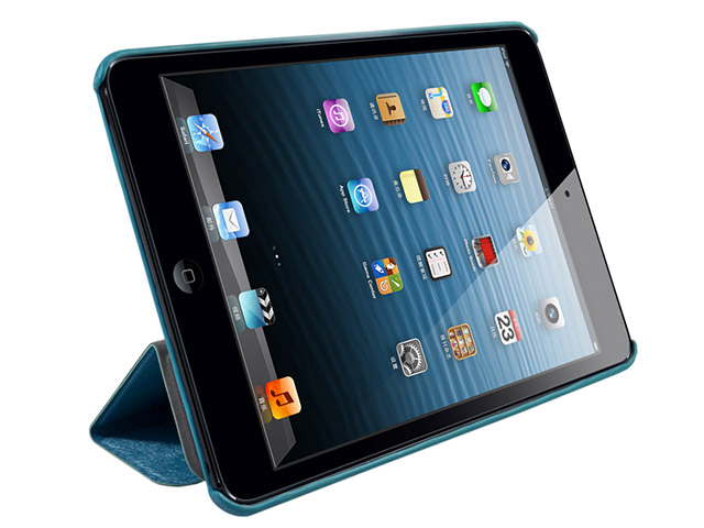 Чехол Discovery Buy Idealized Love Case для Apple iPad mini (голубой, кожанный)