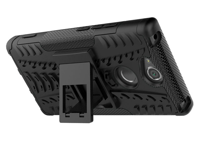 Чехол Yotrix Shockproof case для Sony Xperia XA2 plus (синий, пластиковый)