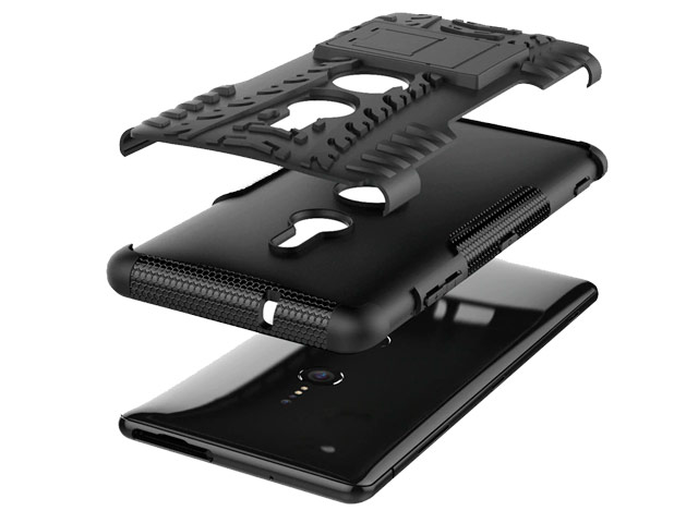 Чехол Yotrix Shockproof case для Sony Xperia XZ3 (белый, пластиковый)