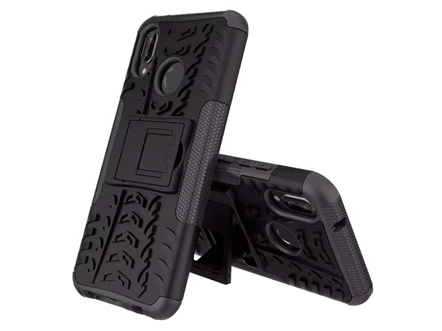 Чехол Yotrix Shockproof case для Huawei Nova 3i (черный, пластиковый)