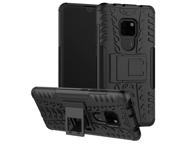 Чехол Yotrix Shockproof case для Huawei Mate 20 (черный, пластиковый)