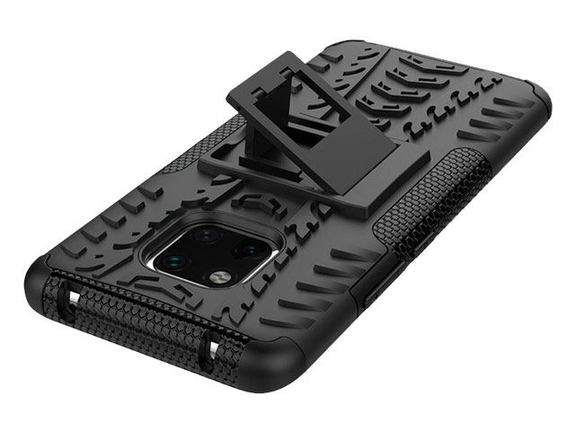 Чехол Yotrix Shockproof case для Huawei Mate 20 pro (черный, пластиковый)