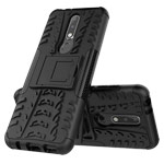 Чехол Yotrix Shockproof case для Nokia 7.1 (черный, пластиковый)