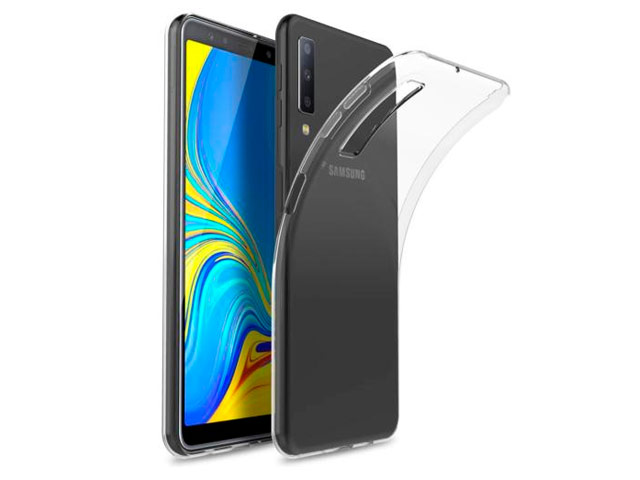 Чехол Yotrix UltrathinCase для Samsung Galaxy A7 2018 (прозрачный, гелевый)