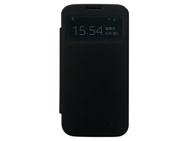 Чехол Discovery Buy Ambilight Case для Samsung Galaxy S4 i9500 (черный, кожанный)