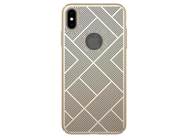 Чехол Nillkin Air case для Apple iPhone XS max (золотистый, пластиковый)