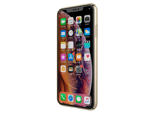 Чехол Nillkin Air case для Apple iPhone XS max (золотистый, пластиковый)