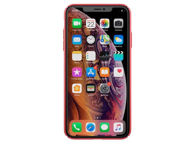 Чехол Nillkin Air case для Apple iPhone XS max (красный, пластиковый)