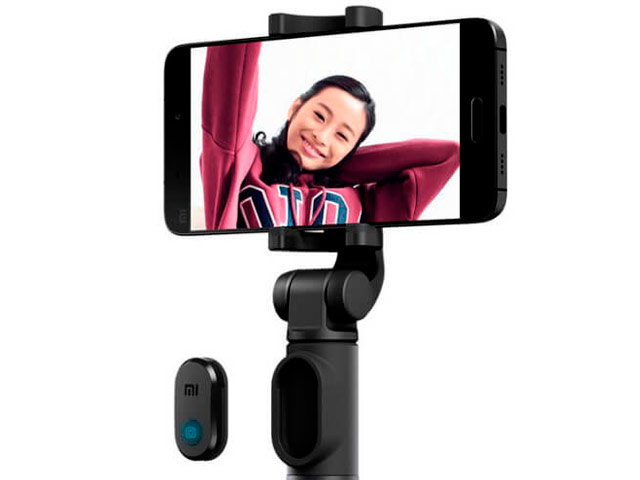 Монопод Xiaomi Mi Selfie Stick Tripod универсальный (черный, тринога, беспроводной)