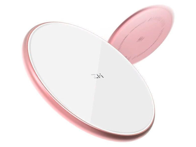Беспроводное зарядное устройство Xiaomi ZMI Wireless Charger (розово-белое, Fast Charge, стандарт QI)