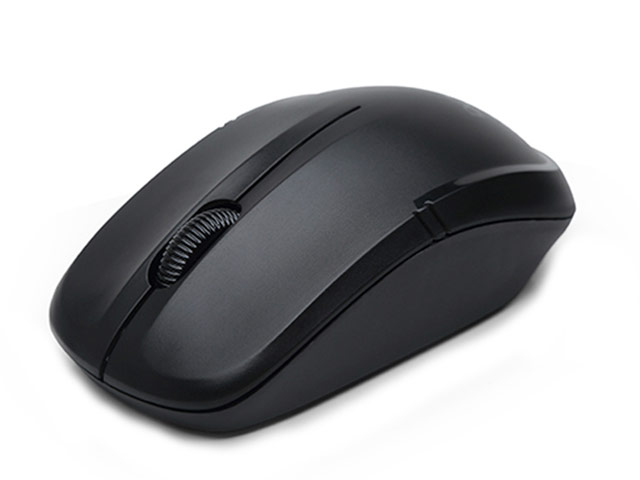 Беспроводная мышь Delux Wireless Mouse DLM-136 (черная, пластиковая)