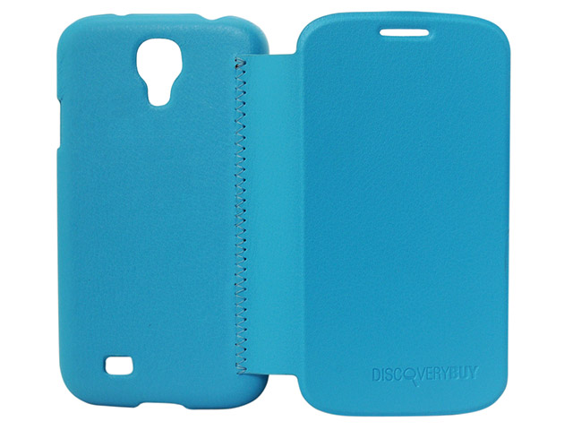 Чехол Discovery Buy City Elegant Case для Samsung Galaxy S4 i9500 (синий, кожанный)