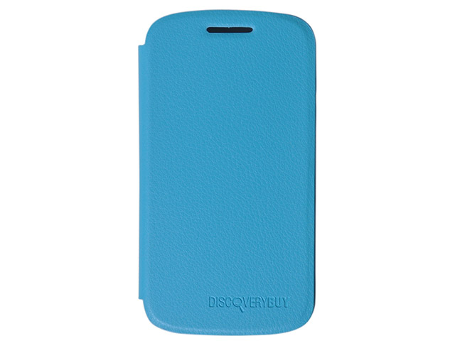 Чехол Discovery Buy City Elegant Case для Samsung Galaxy S4 i9500 (синий, кожанный)